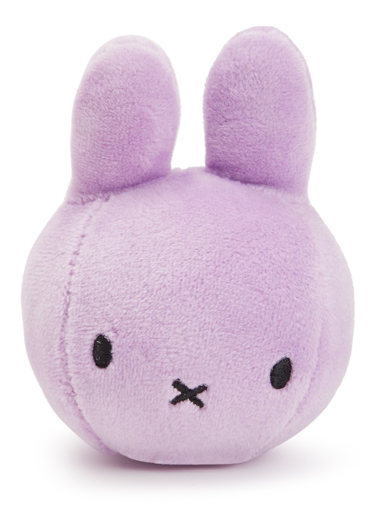 Nijntje - Knuffel knijpbal 9 cm - Lila
