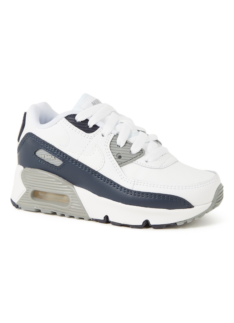 Nike Air Max sneaker met leren details • Wit deBijenkorf.be