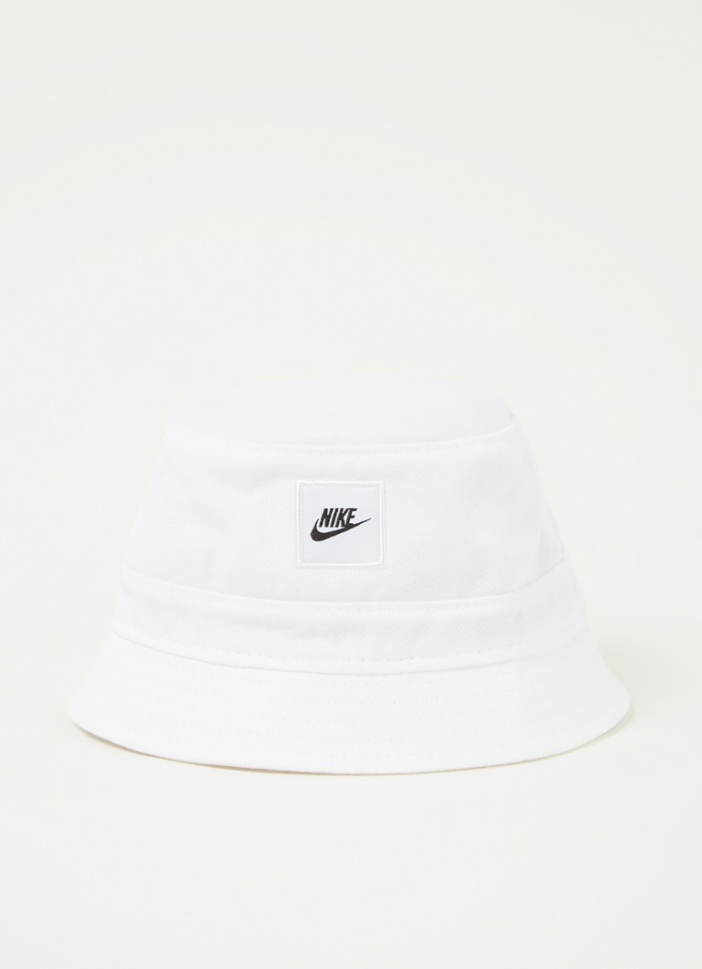 Nike - Bucket hoed met logo - Wit