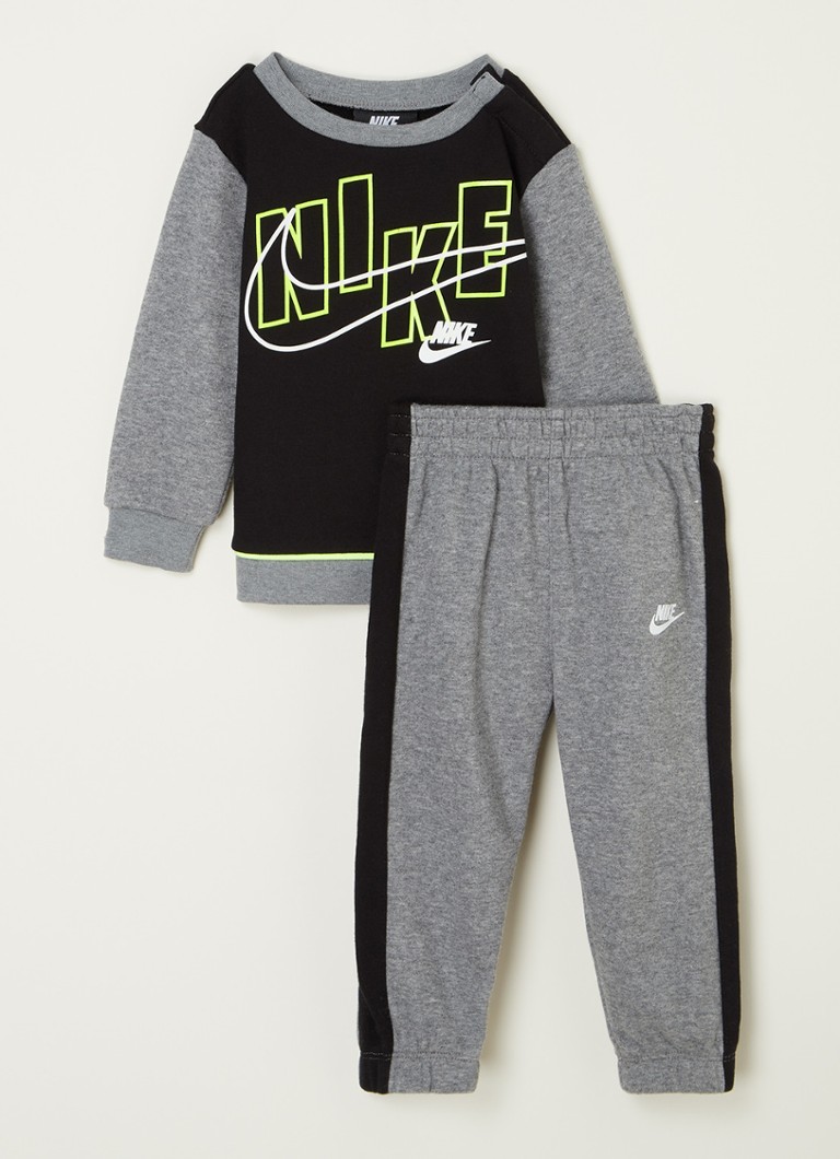 Nike Ensemble Bebe Avec Sweat Et Pantalon De Jogging 2 Pieces De Bijenkorf