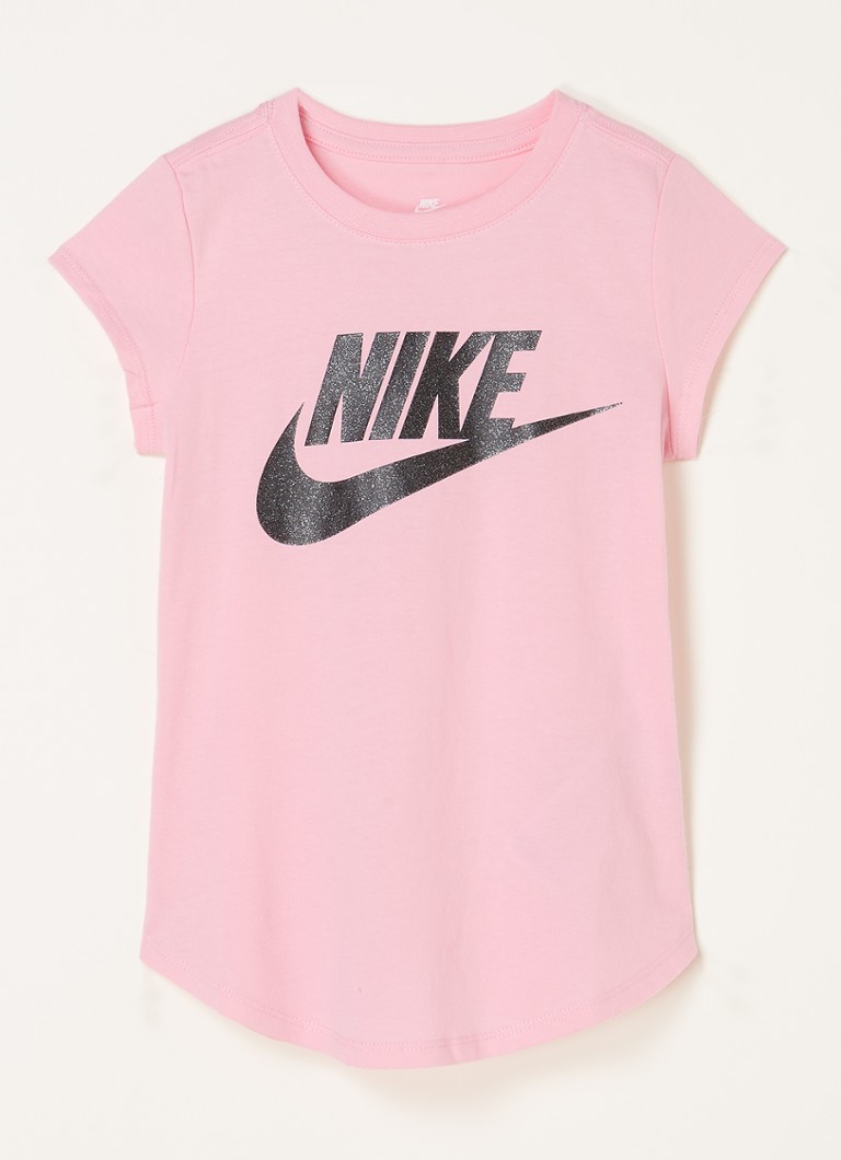 Honderd jaar Belegering specificeren Nike Futura T-shirt met logoprint • Roze • deBijenkorf.be