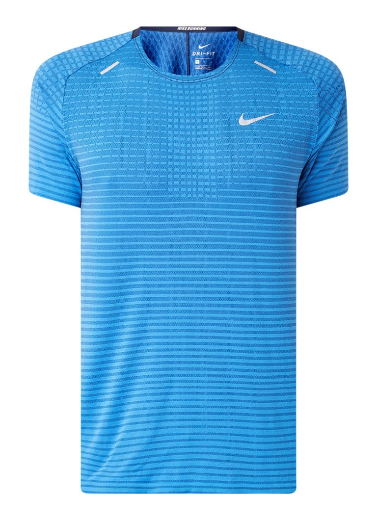 schokkend Afwezigheid interval Nike Hardloop T-shirt met Dri-FIT • Blauw • deBijenkorf.be