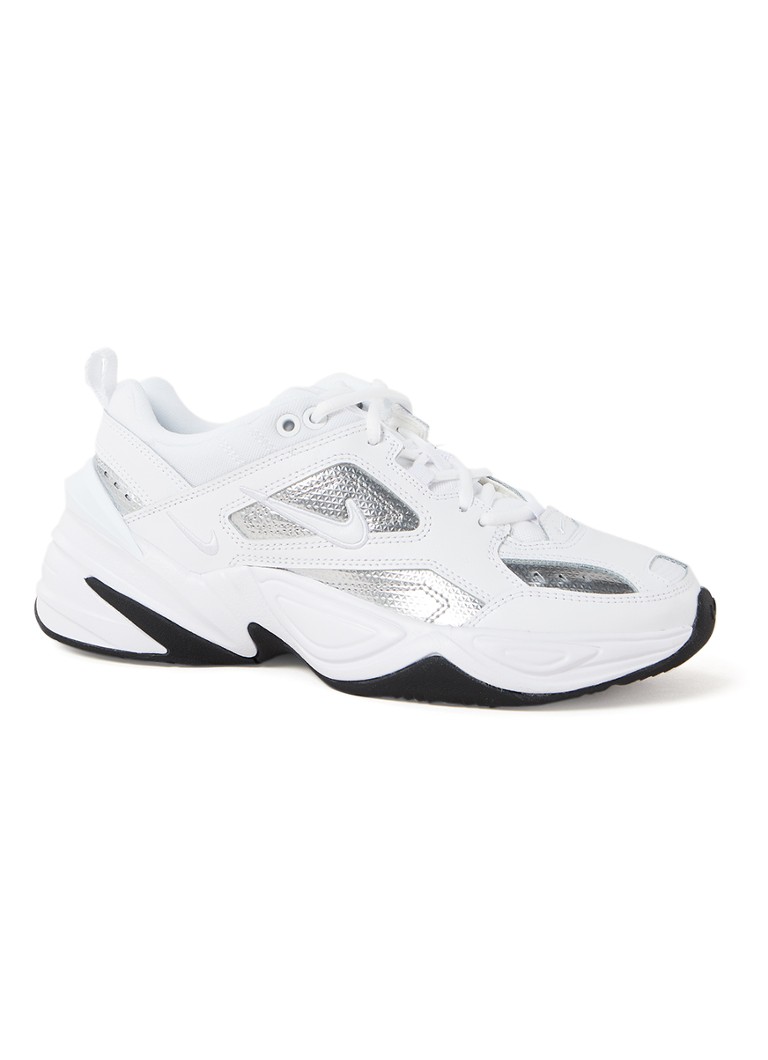 M2K Tekno sneaker met leren details • Wit • deBijenkorf.be