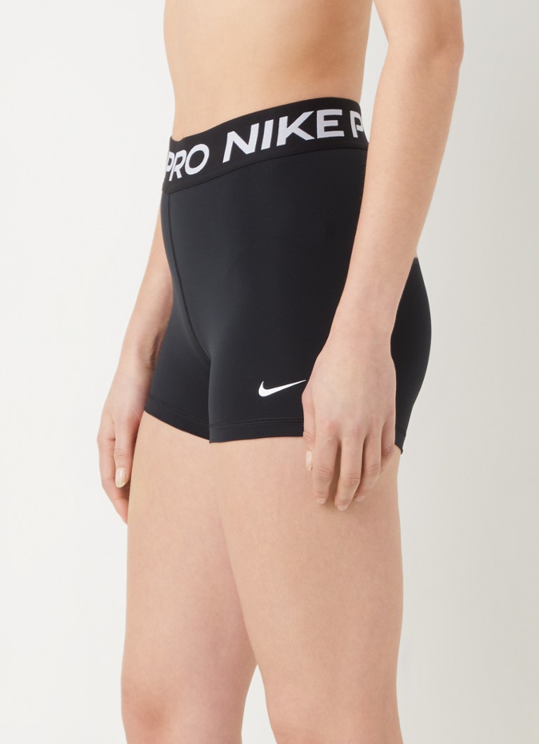 Nike Pro 365 mid waist skinny fit trainingsshorts • Zwart • deBijenkorf.be