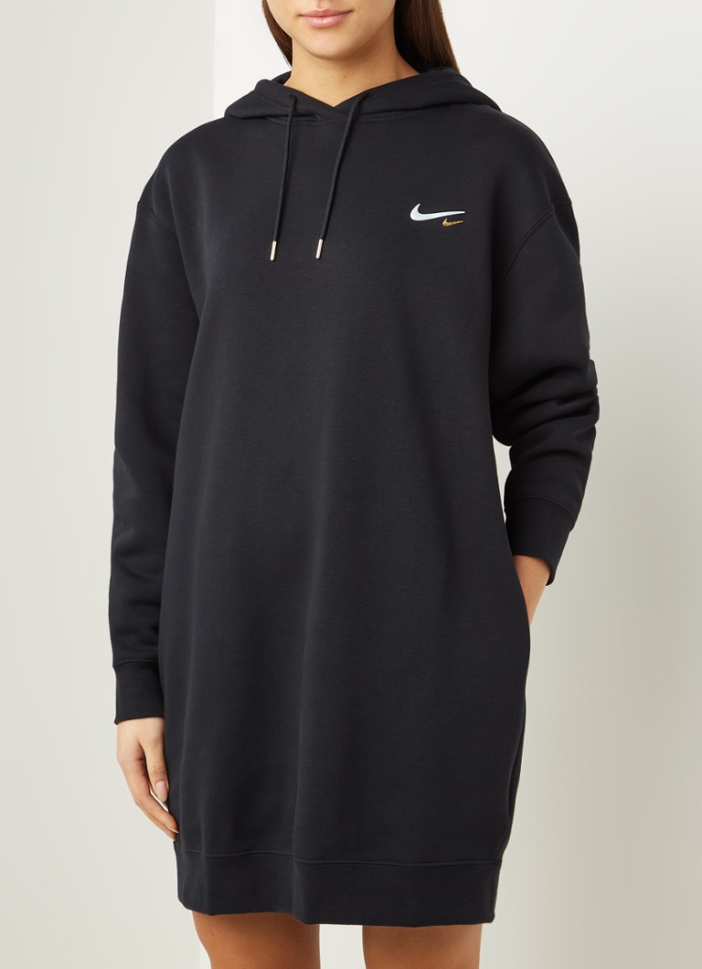 Igualmente Parpadeo reputación Nike Robe pull avec capuche et poches latérales • de Bijenkorf Belgique