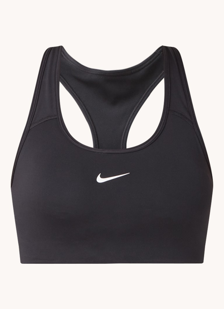 NIKE witte sport-bh zonder vulling voor dames met medium