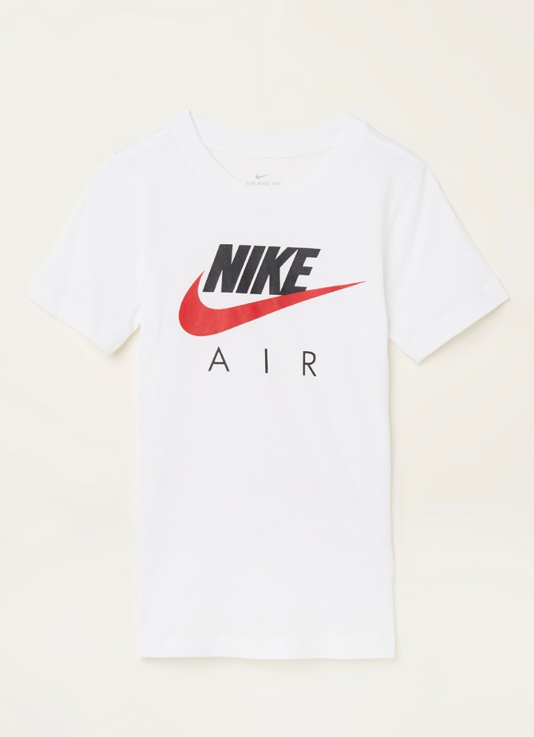 Nike - T-shirt Nike Air avec logo imprimé - Blanc