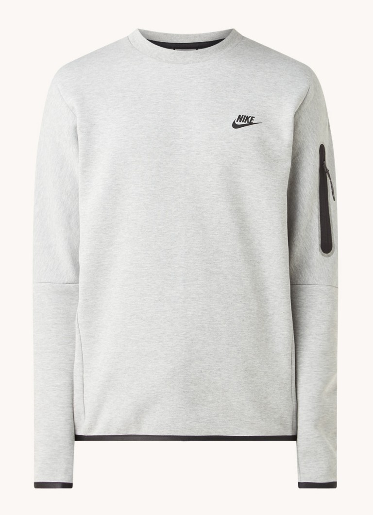 smokkel Om te mediteren jas Nike Tech Fleece sweater met ritszak • Grijsmele • deBijenkorf.be