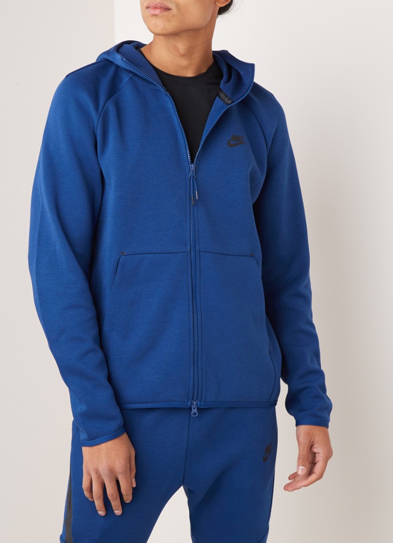 Expertise Nietje Kort geleden Nike Tech Fleece sweatvest met capuchon • Blauw • deBijenkorf.be