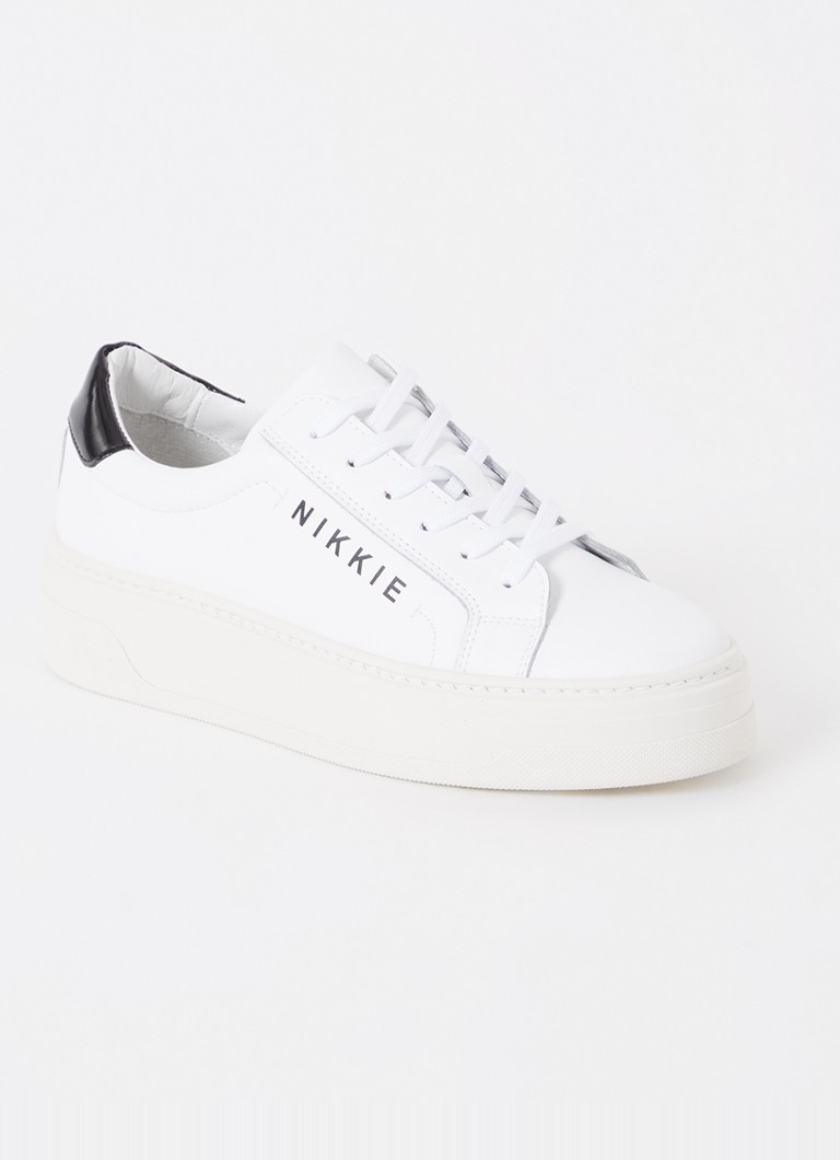 NIKKIE Dawn sneaker van leer • Wit •