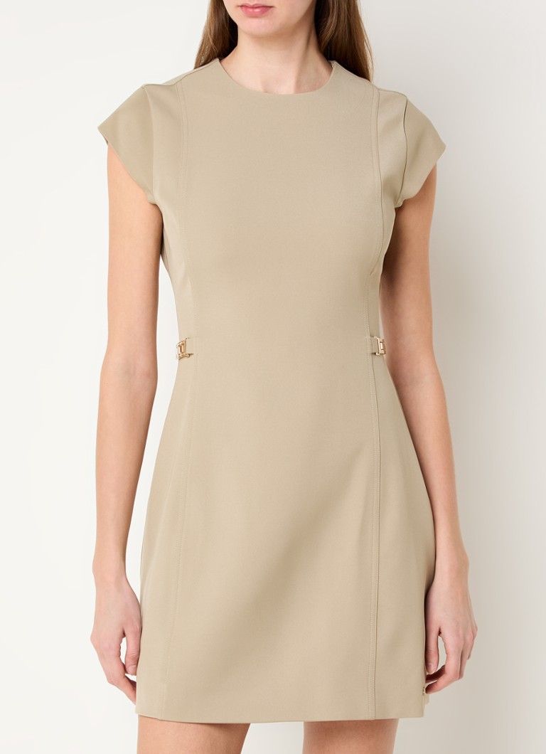 NIKKIE - Iringa mini jurk met logo - Khaki