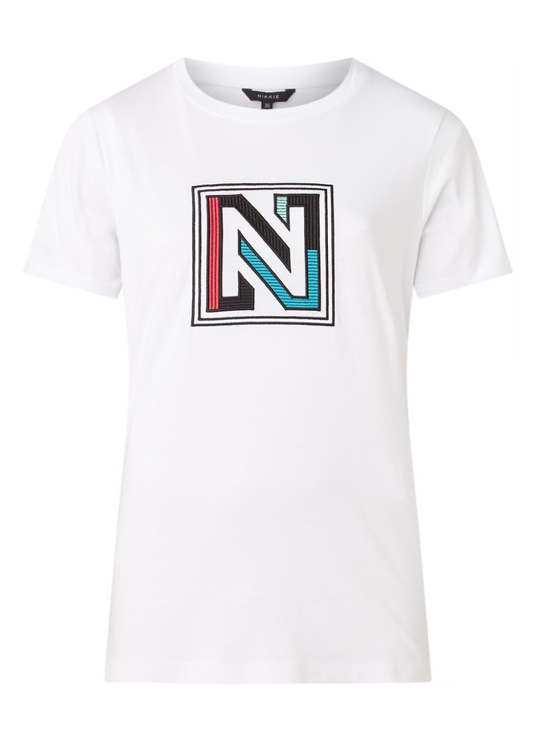 NIKKIE - Vibe T-shirt met logoprint - Wit