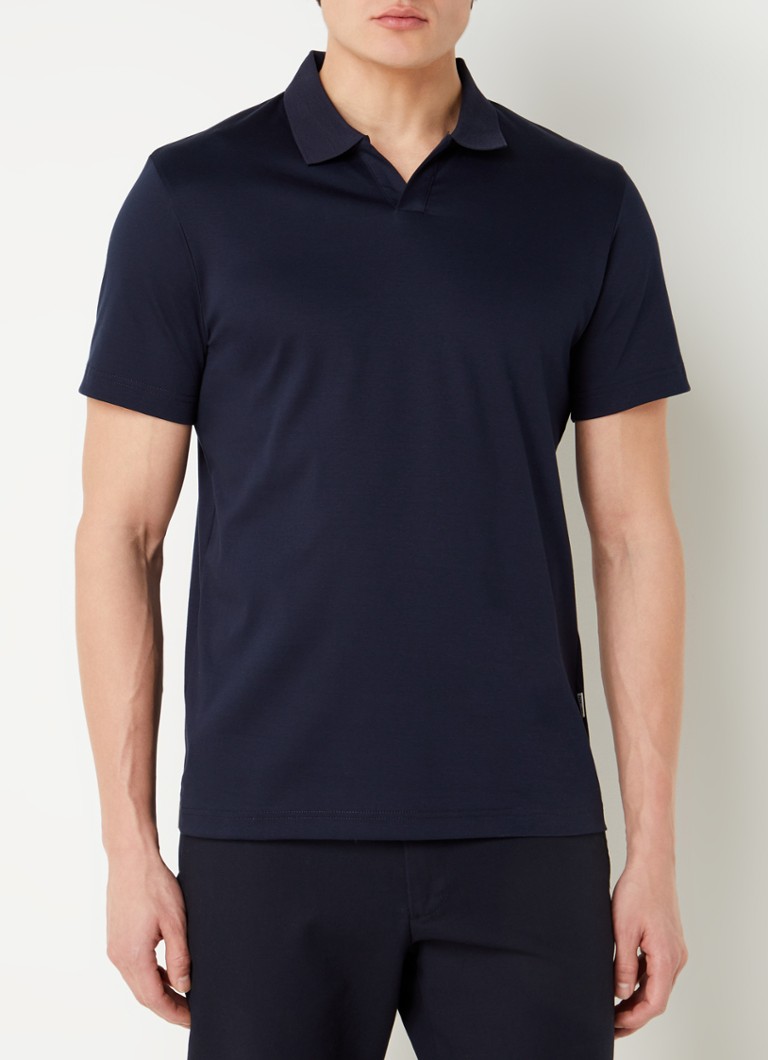 NN.07 - Paul regular fit polo van biologisch katoen - Donkerblauw