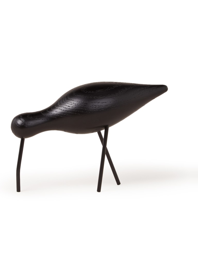 Normann Copenhagen - Shorebird ornament 14 cm  - Zwart