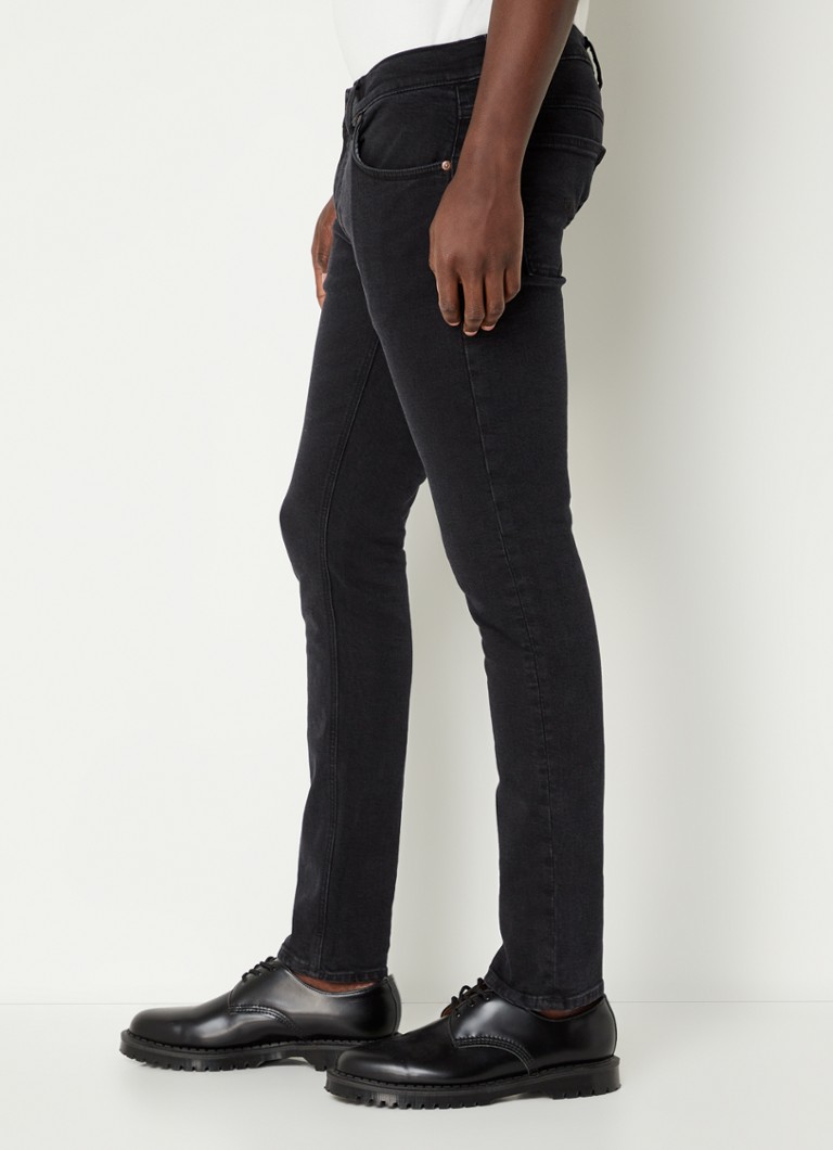 Parel beproeving thema Nudie Jeans Tight Terry slim fit jeans met stretch • Zwart • deBijenkorf.be