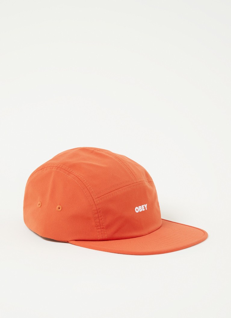 Obey - Bold Ripstop pet met logo - Oranje