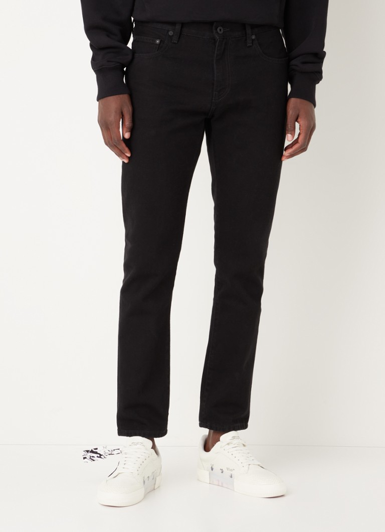 Off-White - Diag skinny jeans met steekzakken - Zwart