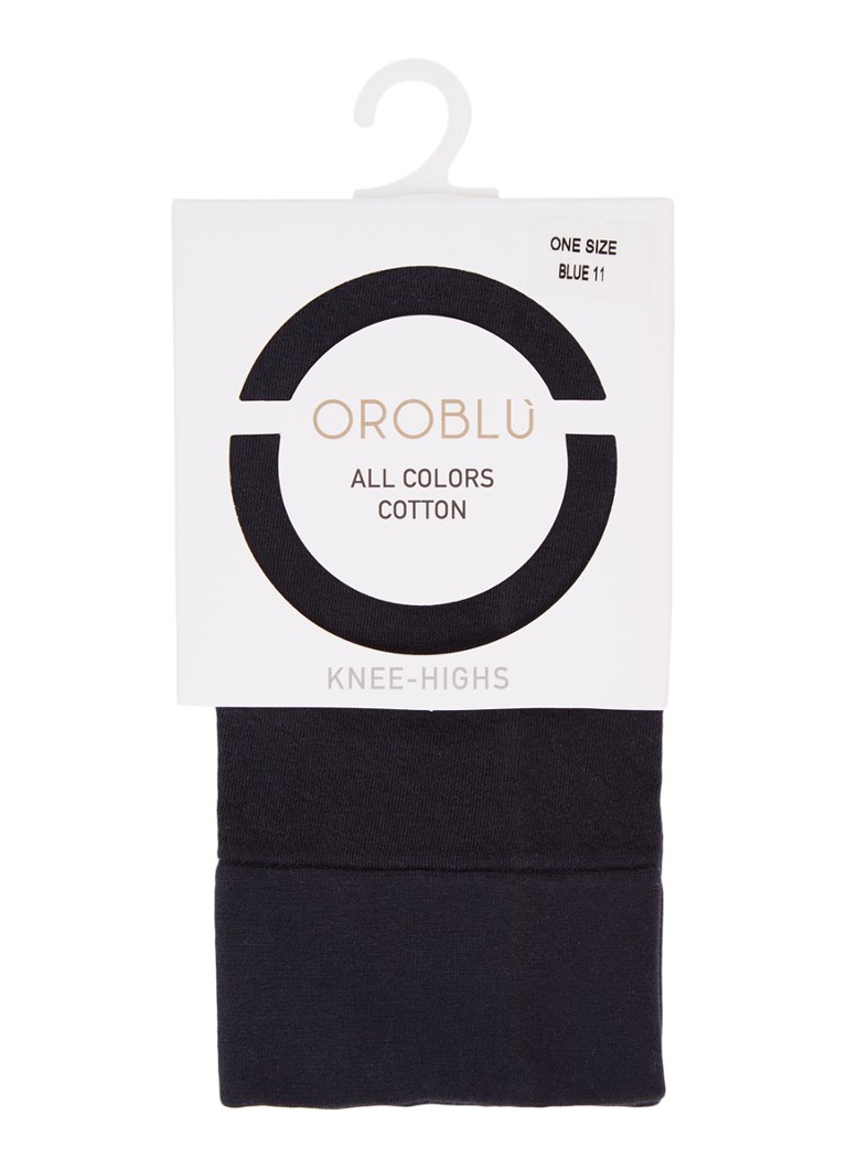Oroblu - All Colors kniekousen - Donkerblauw