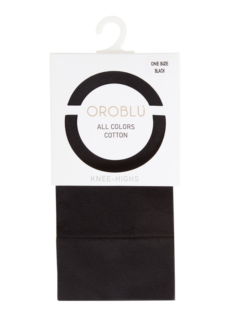 Oroblu - All Colors kniekousen - Zwart