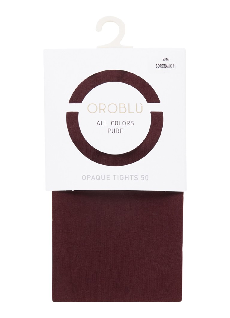 Oroblu - All Colors Panty in 50 denier - Bordeauxrood