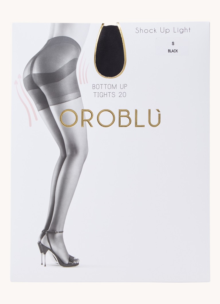 Oroblu - Shock Up Light corrigerende panty in 20 denier - Zwart