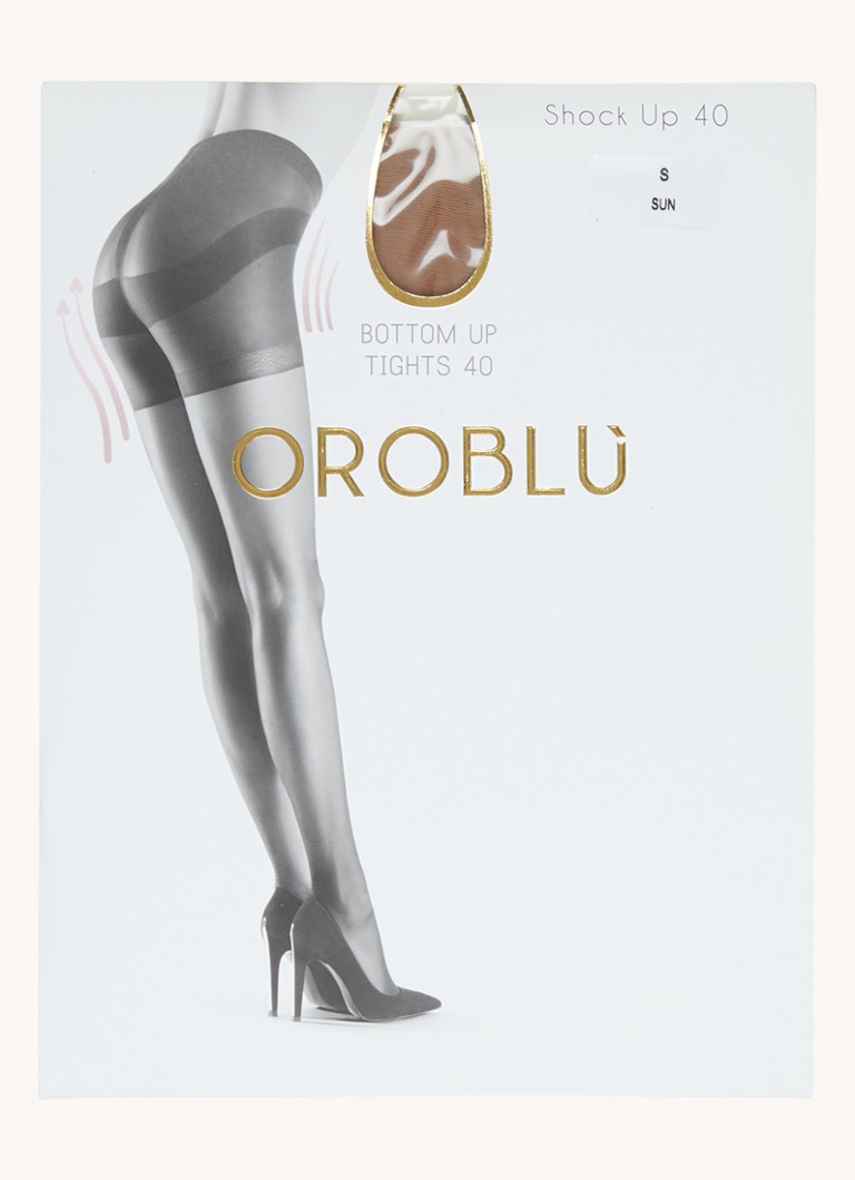 Oroblu - Shock Up panty in 40 denier - Donkerbeige
