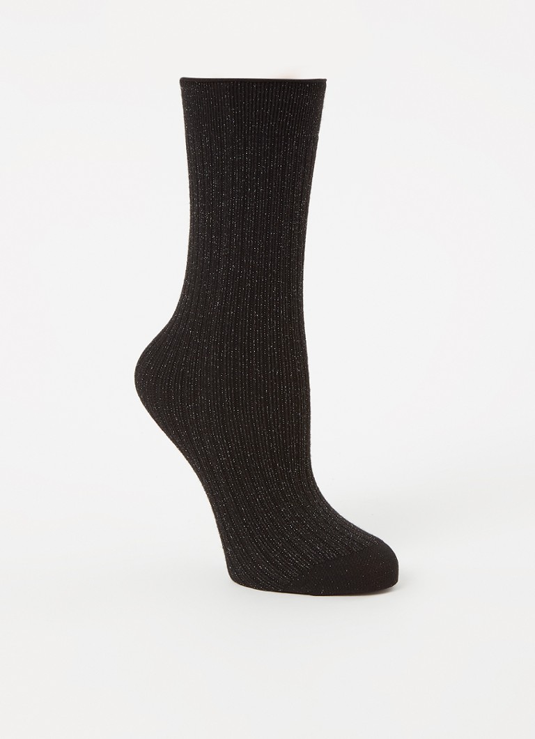 Oroblu - Sokken met lurex  - Zwart