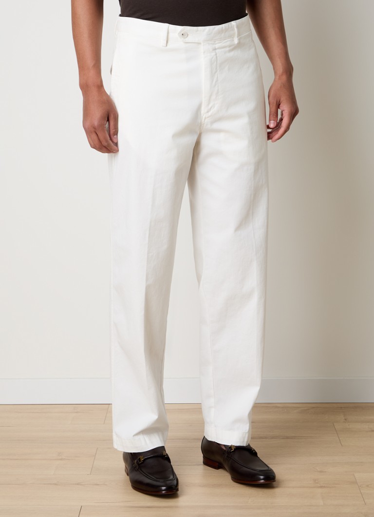 Oscar Jacobson Tanker straight fit chino met steekzakken