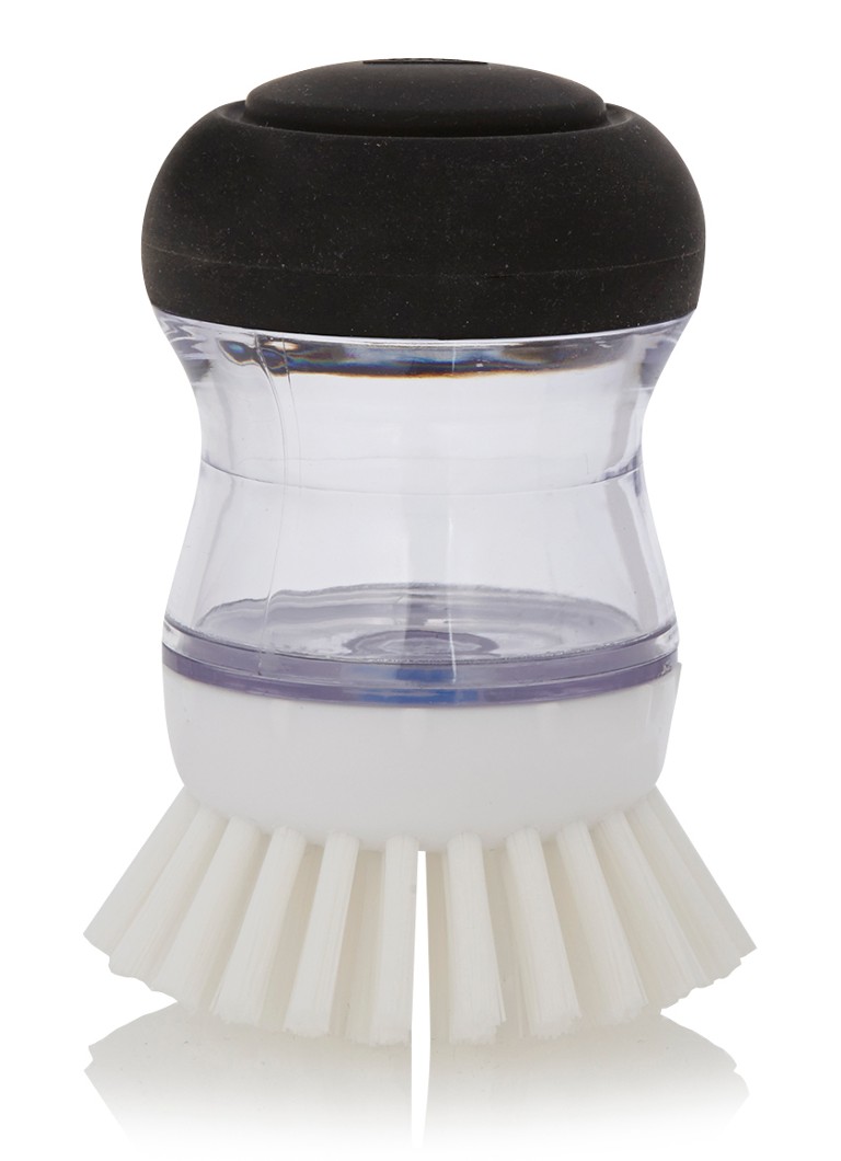 Oxo - Brosse à vaisselle avec distributeur de savon - Noir