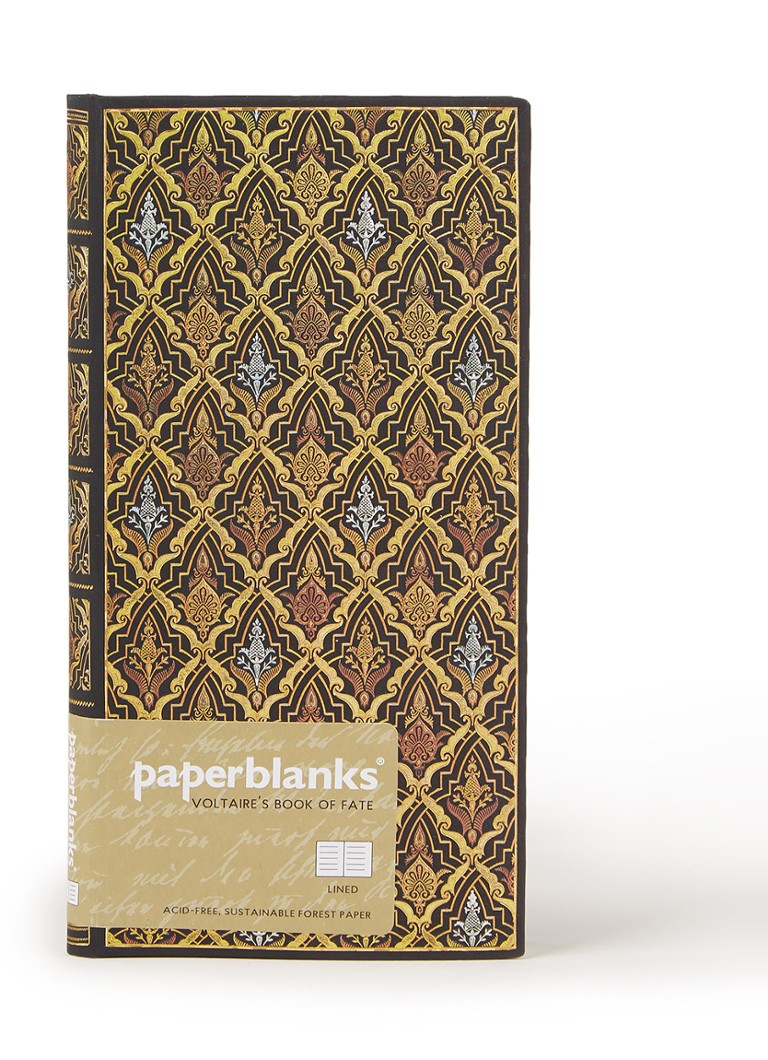 Paperblanks - Cahier Destiny 18 x 9 cm - Marron