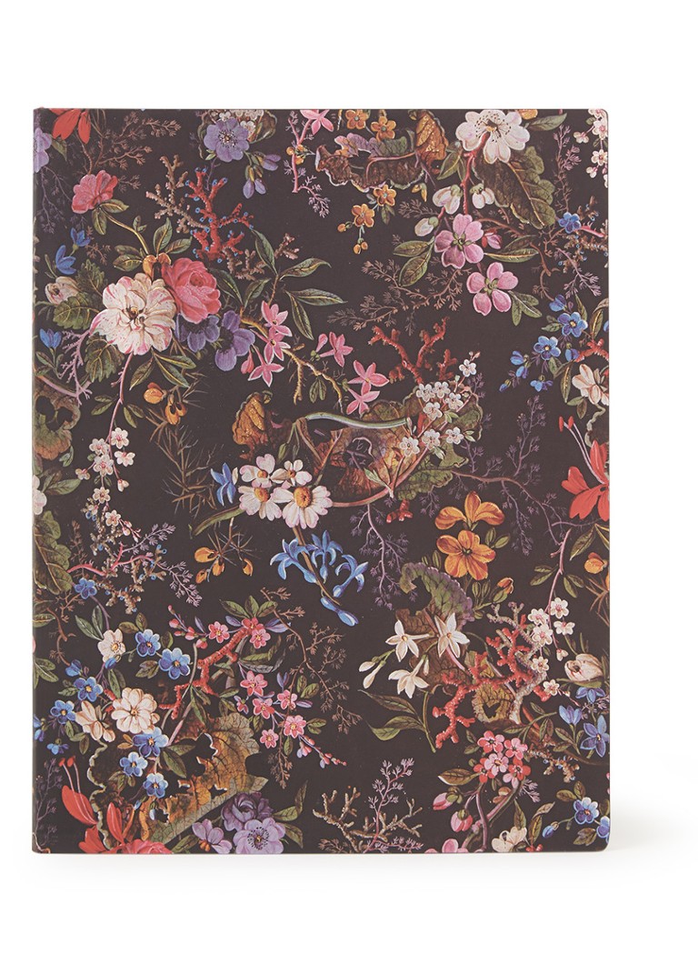Paperblanks - Cahier Floralia 23 x 17,5 cm - Noir