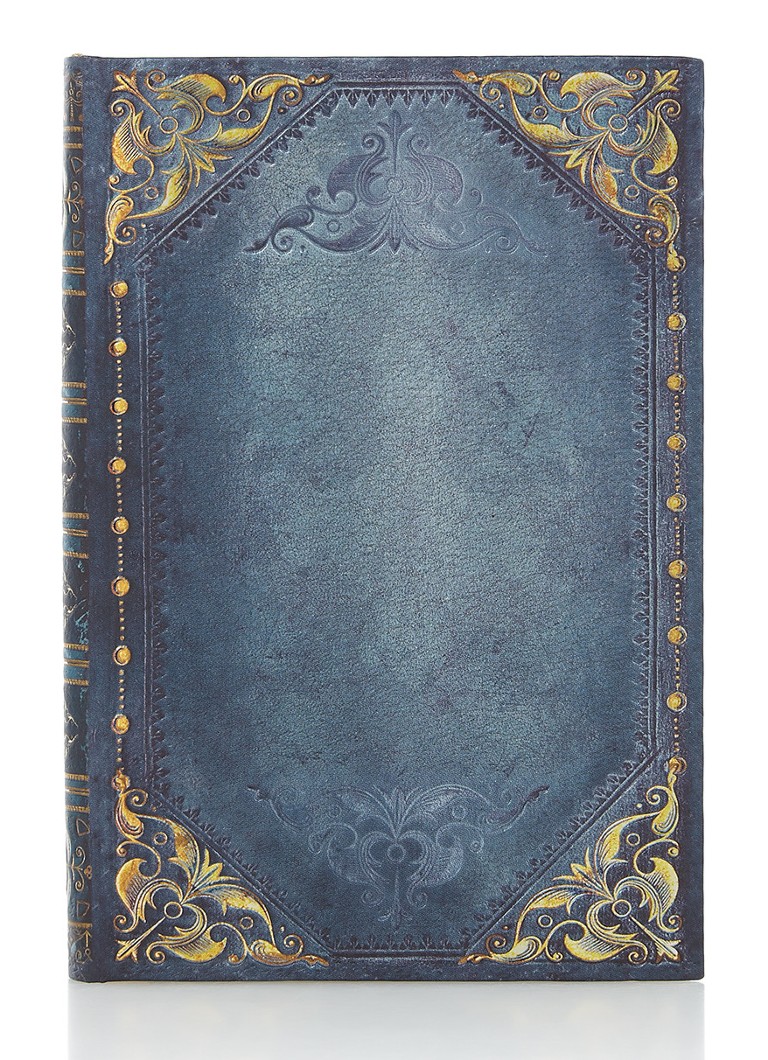 Paperblanks - Cahier ligné The New Romantics Mini 14 x 9,5 cm - Bleu