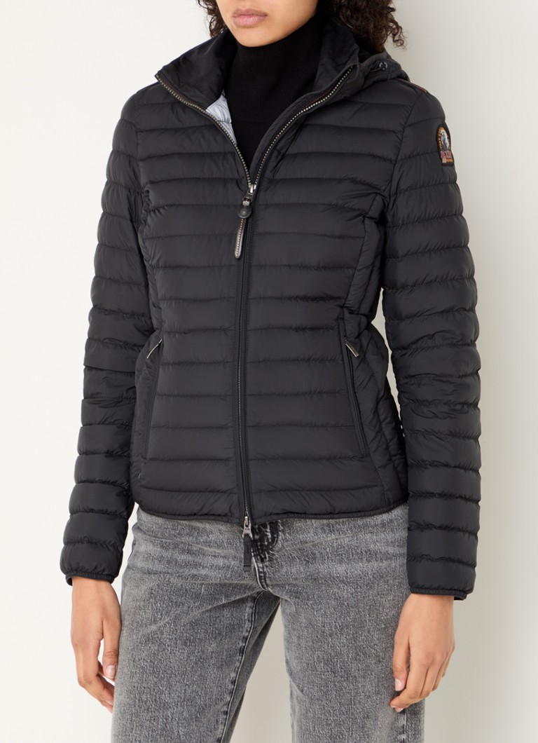 Parajumpers - Juliet gewatteerd jack met donsvulling en ritszakken - Zwart