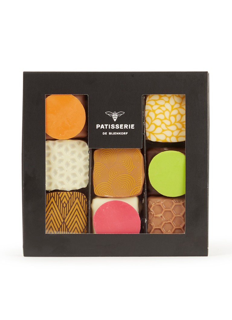 Patisserie de Bijenkorf - Chocolade bonbons 9 stuks - null