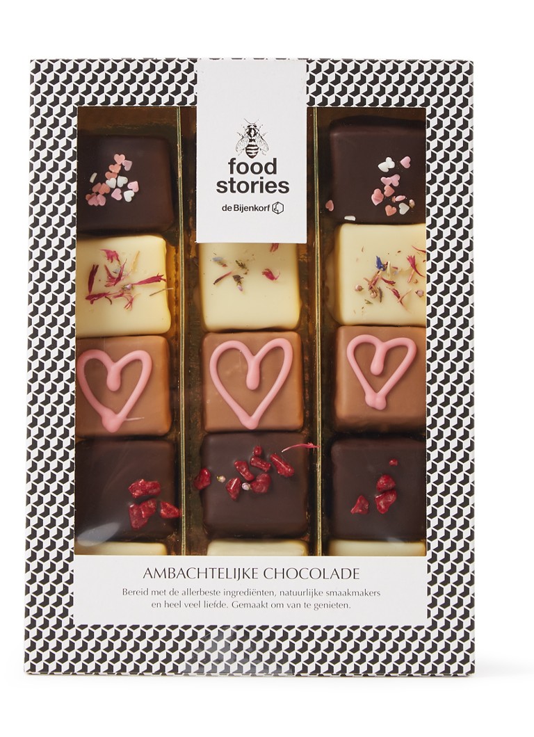 Patisserie de Bijenkorf - Love chocolade bonbons 15 stuks - null
