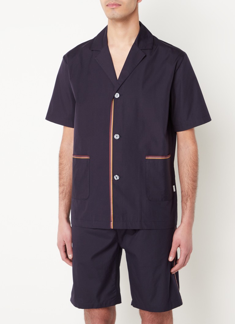 Paul Smith - Pyjamaset met streepdetail - Donkerblauw