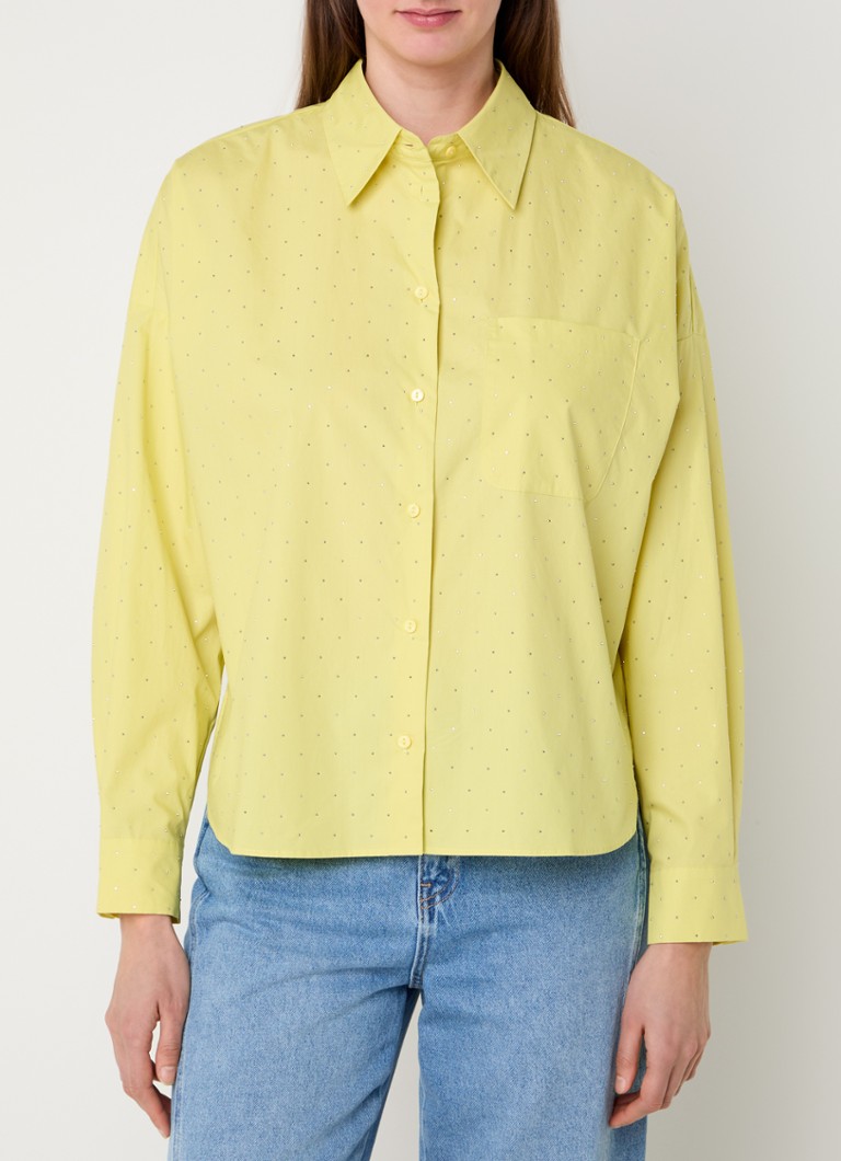 Pennyblack - Nanti blouse met strass - Lime