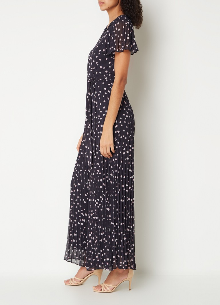 Phase Eight Alexandra wide fit jumpsuit met stippenprint en