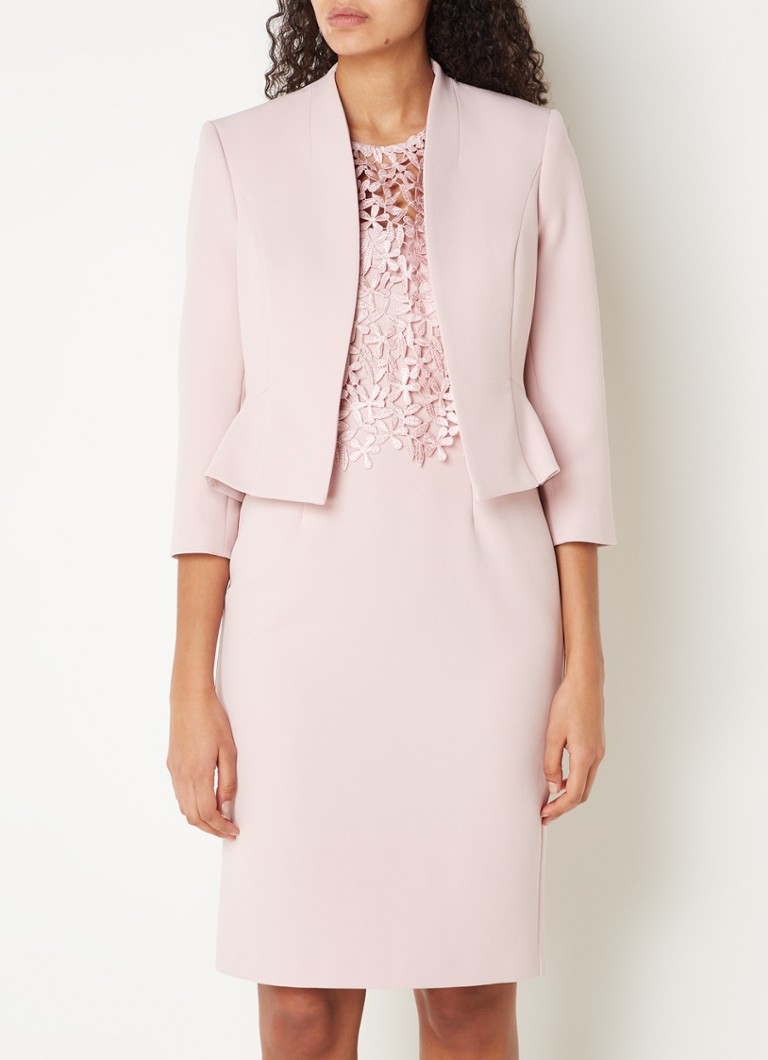 Phase Eight - Daisy bolero met schoudervulling - Lichtroze