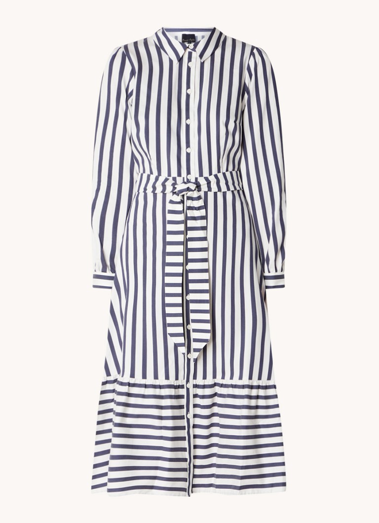 Phase Eight Stripe Dress Navy/Ivory • deBijenkorf.be