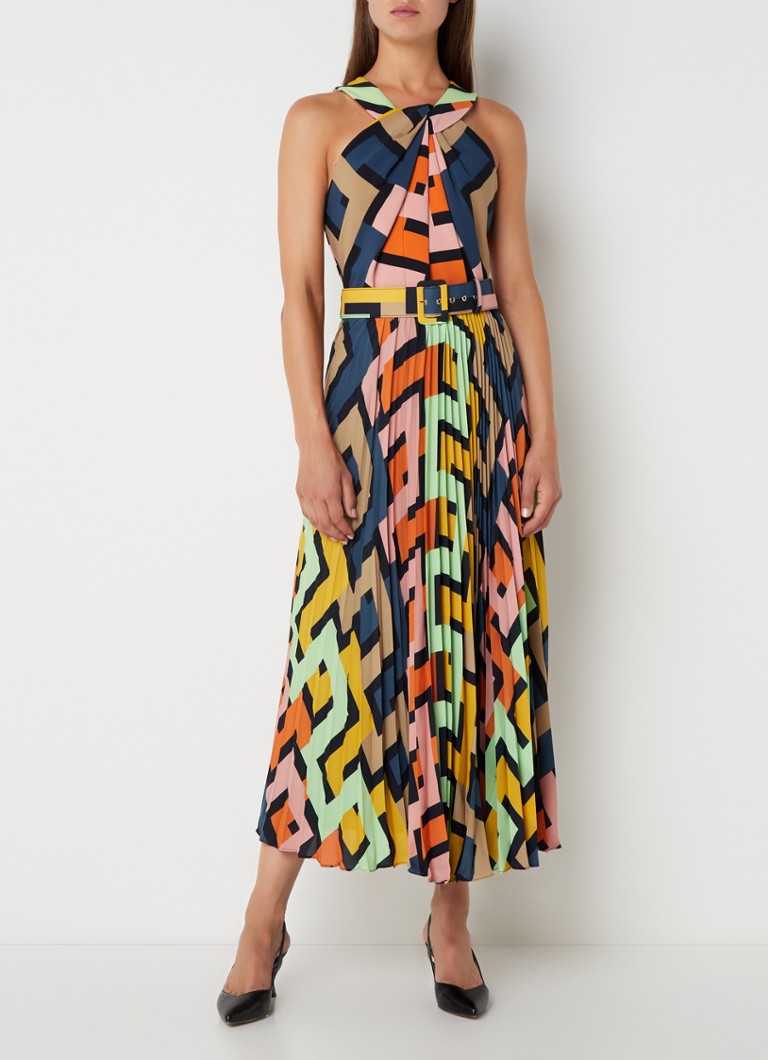 Midi Jurken Bijenkorf Maxi Jurk Maje Maxi Jurk Met V-hals • Oranje