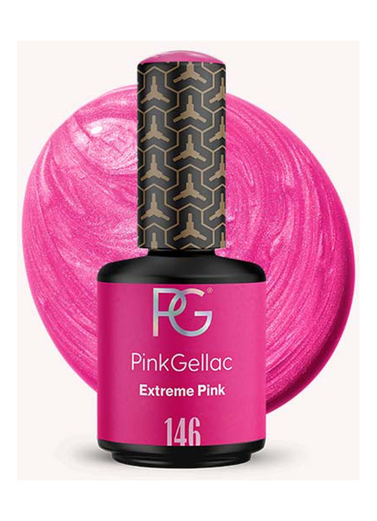 Pink Gellac - 146 Extreme Pink - gel nagellak - 146 Extreme Pink