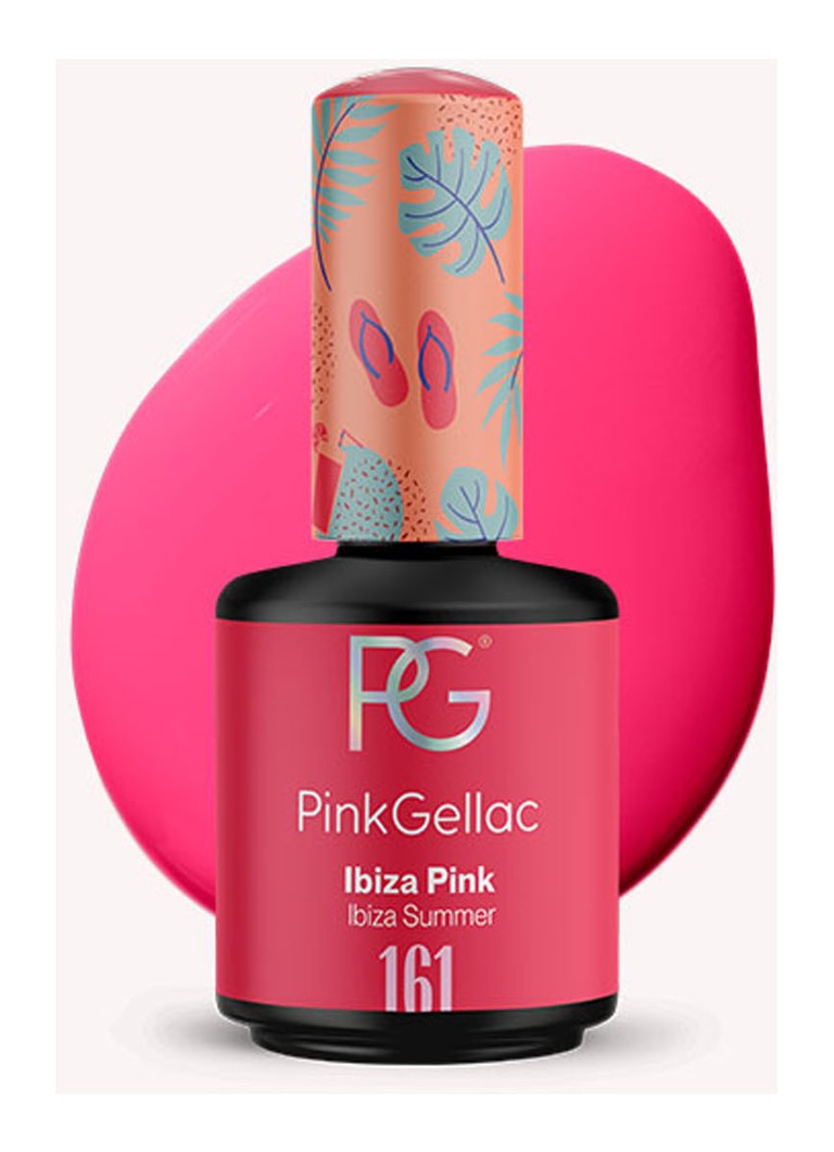 Pink Gellac - 161 Ibiza Pink - gel nagellak - 161 Ibiza Pink