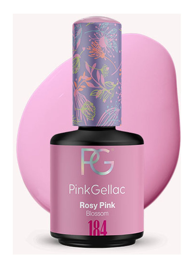 Pink Gellac - 184 Rosy Pink - gel nagellak - 184 Rosy Pink
