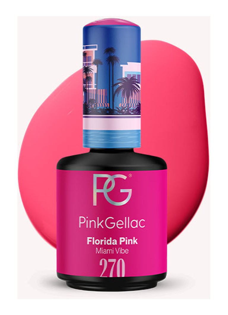 Pink Gellac - 270 Florida Pink - gel nagellak - 270 Florida Pink