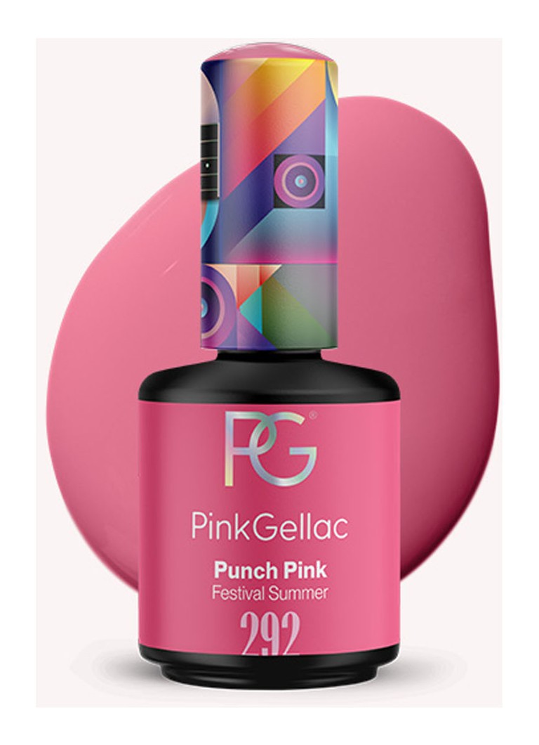 Pink Gellac - 292 Punch Pink - gel nagellak - 292 Punch Pink