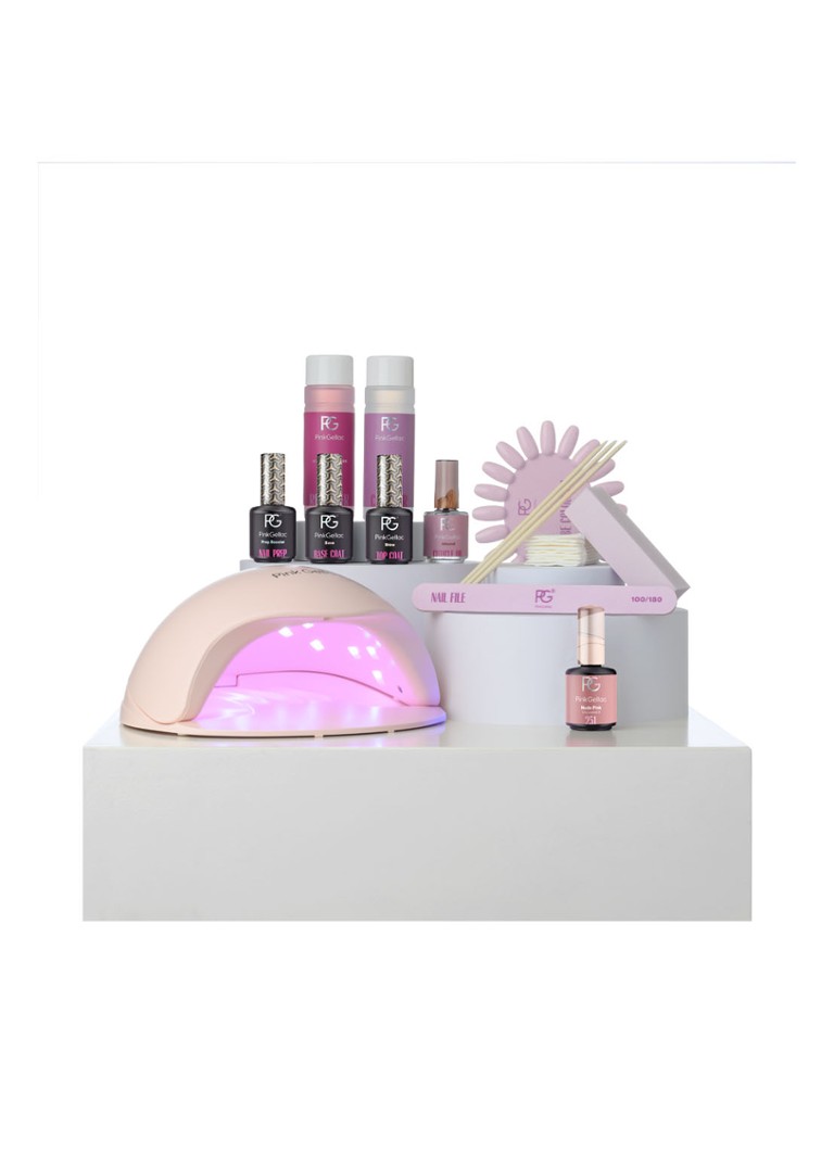 Pink Gellac - Premium Compact Starterset - gel nagellakset - null