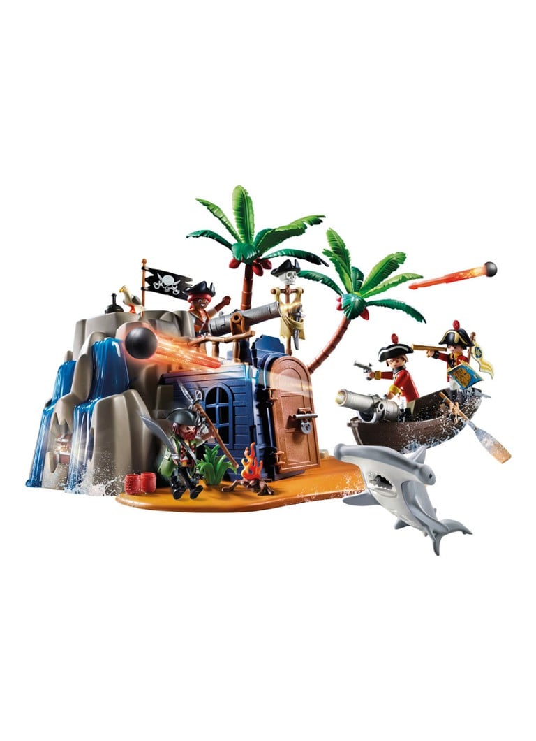 accu Fysica Absoluut Playmobil 70556 Pirates Pirateneiland met schuilplaats voor schatten •  deBijenkorf.be