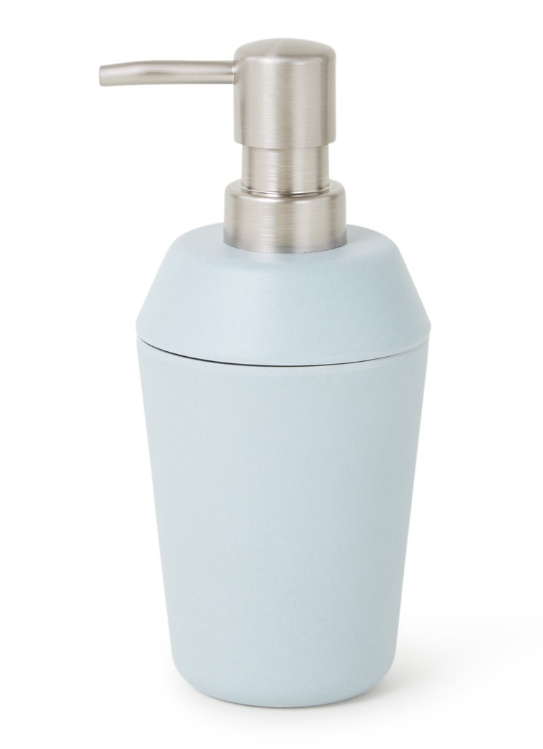 Point-Virgule - Distributeur de savon en fibre de bambou  - Bleu clair