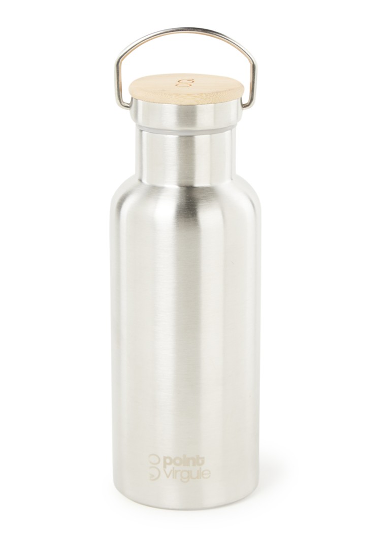 Point-Virgule - Dubbelwandige thermosfles 0,5 liter - Zilver